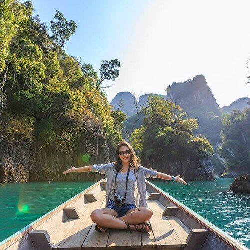 Body Water Near Mountain